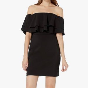 Parker Black Harper Strapless Ruffle Dress